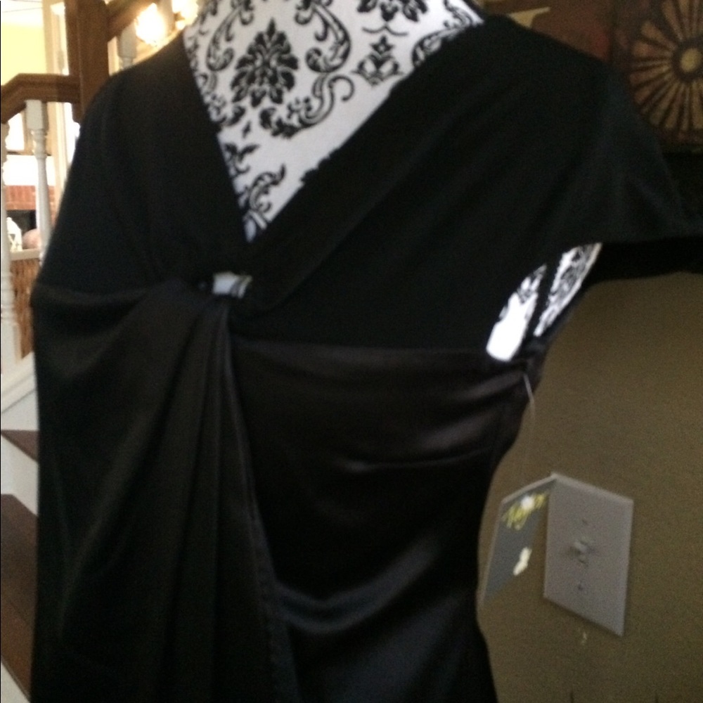NWT Taylor black cocktail dress - Picture 2 of 5
